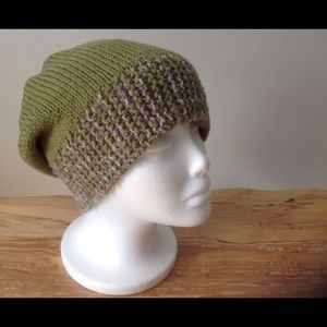 Adult Hand knit winter hat - slouchy or not.